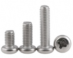 Cross recessed pan head screws